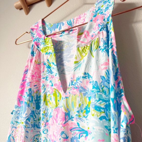 Lilly Pulitzer Women's Ross Shift Dress in Multi Fished My Wish - Picture 5 of 12